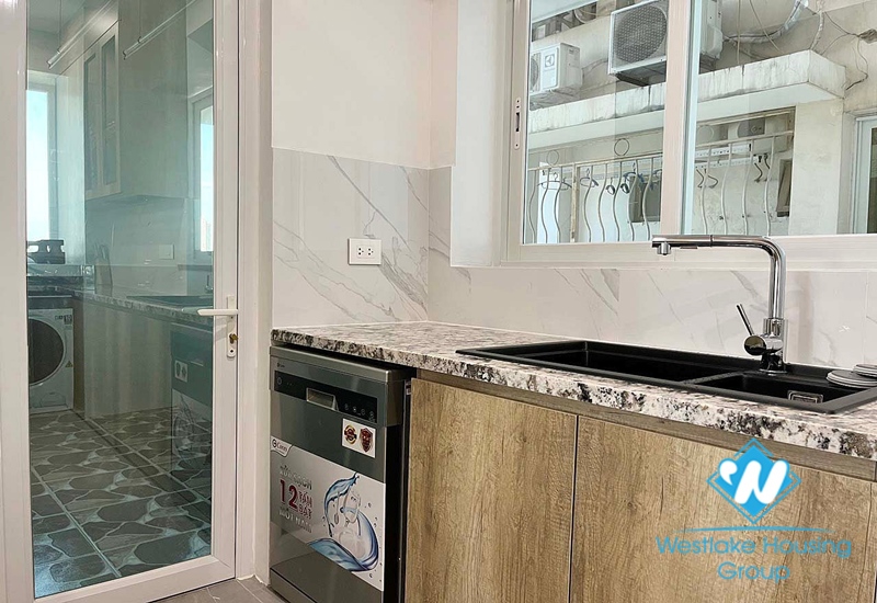 A colorful 3 bedroom apartment in Ciputra for rent